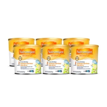 Nutramigen 12.6 Ounce, Nutramigen Complete Nutrition Babies Cow's Milk Allergy Powder Can, Case of 6