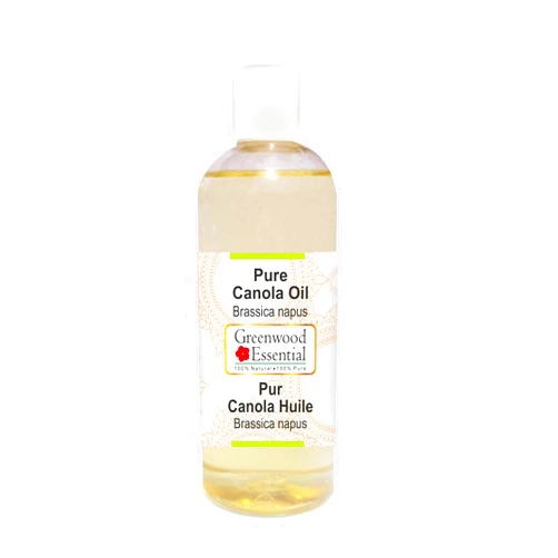 Greenwood Essential Pure Canola Oil (Brassica napus) Cold Pressed 200ml (6.76 oz)