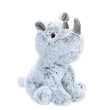 Apricot Lamb Toys Plush Grey Rhino Stuffed Animal Soft Cuddly Perfect for Child (Grey Rhino,8 Inches) Small-8