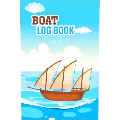 SHB Press publication Boat Log Book: Boat log book daily journal entry for trips, sailboat log vessel watch log swit boat maintenance and notes for sailing and ships