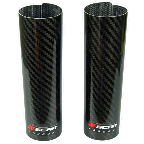 SCAR Carbon Fiber Upper Fork Wraps Compatible with KTM Yamaha BETA Husqvarna Honda GASGAS Kawasaki Suzuki SHERCO 125 250 300 350 390 430 450 480 500