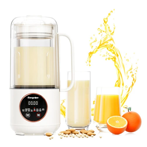 Encyclpo Nut Milk Maker, 50oz Automatic Soy Milk Maker with Spin Clean Brush and Nut Milk Bag, Homemade Plant-Based Oat Milk Machine with Auto Clean, Boil Water, Delay Start, Keep Warm