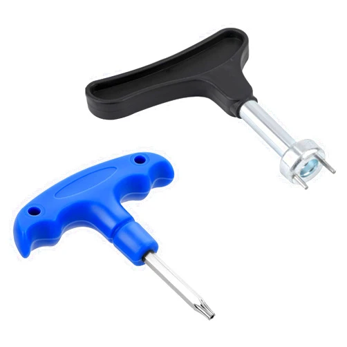Generic 2 in 1 Golf Tool Set,Adjustable Golf Shoe Spike Wrench & T20 Torque Wrench for Golf Club Driver