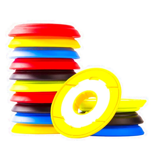Teensery 10 Pcs Silicone Fishing Line Storage Holders Fishing Snell Rigs Gear Spool Tenkara Line Keeper, Random Color