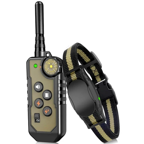HKZOOI Dog Shock Collar, 1000ft Remote Range Rechargeable Waterproof Electric Dog Training Collar with Beep Vibration and Static Stimulation for Medium Large Dogs…