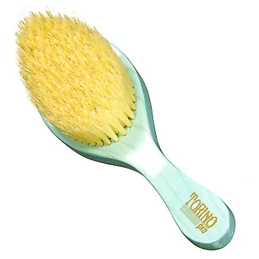 TORINO PRO WAVE BRUSHES BY BRUSH KING Torino Pro Soft Curved Wave Brush #1950- Curved Soft Hair Brush for Men - 100% Extra long Boar Bristles - Great for Polishing and laying down your hair before using your durag - Great for 360 waves