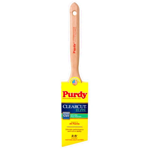 Purdy 144152825 Clearcut Elite Glide Trim Brush, One Size, Multi