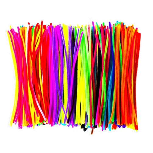 Kkbestpack 20 Colors 300 Pcs Pipe Cleaners Craft Chenille Stems for Kids DIY Art Creative Craft Decorations (6 mm x 12 Inch) Assorted Colors