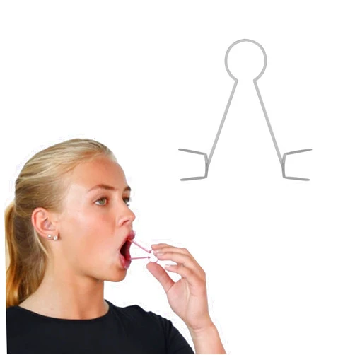 BLA Facial Exerciser - BLAfit (Bella Lip Appliance) | Anti-Aging Device for Firmer Skin, Plumper Lips, and Defined Jawline (Smoke)