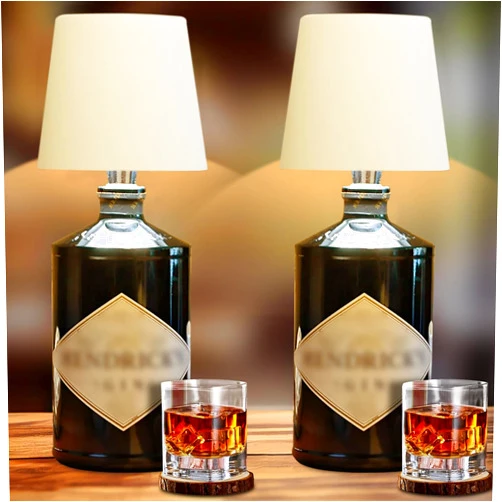 FHNUVB Wireless Bottle Lamp, 2 Pack Portable Table Lamp 3 Way Dimmable, 2000 mAh Rechargeable Bedside Lamp, LED Metal Touch Light for Bedroom, Dining Room, Living Room, Restaurant & Bar