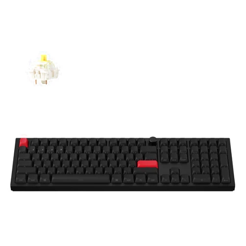 Keychron Q6 Max QMK/LUANCHER Wireless Bluetooth/2.4GHz/USB-C Wired Custom Mechanical Keyboard, Full Size Programmable Knob RGB Backlit Hot-Swappable Gateron Banana Switch for Mac Windows Linux - Black