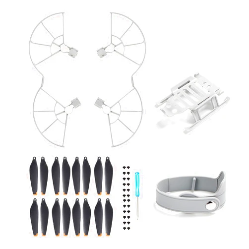 BEHORSE Mini 3 Pro Propeller Guard+16Pcs Propellers+Propeller Holder Strap+Landing Gear Legs for DJI Mini 3 pro Accessories