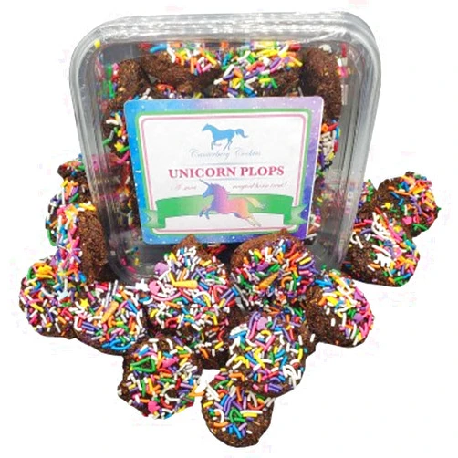 CANTERBURY COOKIES Unicorn Plops Horse Treats - 20 oz Container