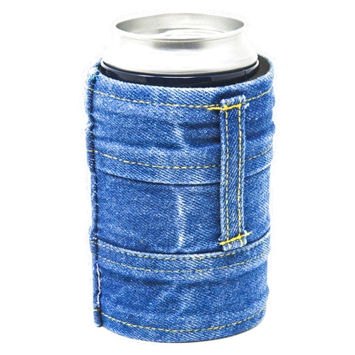 Funny Guy Mugs Jean Collapsible Neoprene Can Coolie - Drink Coolor