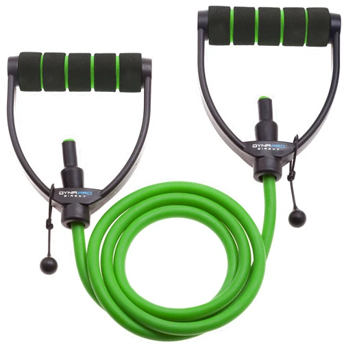 DYNAPRO Exercise Resistance Bands, Adjustable Length, Comfort Handles, Professional Quality, Anti-Snap. Great for Workouts, Physical Therapy, Yoga