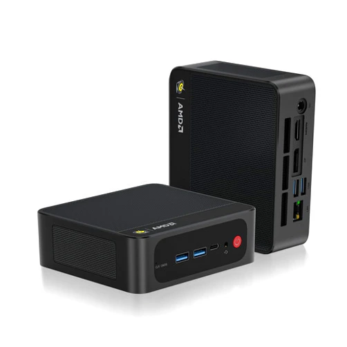 Beelink SER5 Mini PC AMD Ryzen 5 5560U (6C/12T, up to 4.0GHz), 16GB DDR4 500GB NVMe SSD, Mini Desktop Computer Support 4K@60Hz/Triple Display/WiFi6/BT5.2/HDMI+DP/Silent Fan/Office PC