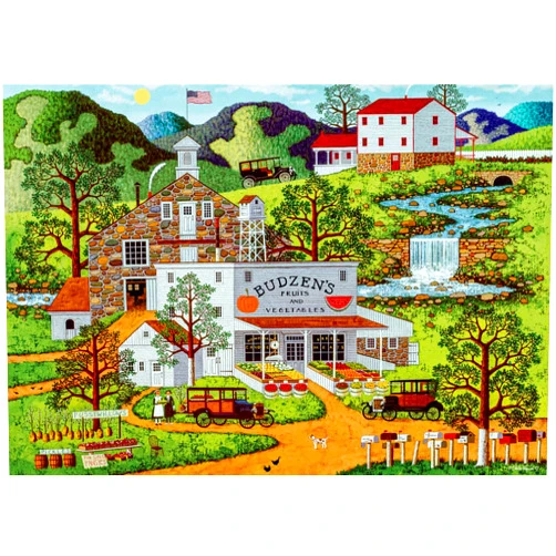Buffalo Games - Charles Wysocki - Budzens - 300 Piece Jigsaw Puzzle for Adults 14 and up Challenging Puzzle Perfect for Game Nights - Finished Puzzle Size is 21.25 x 15.00