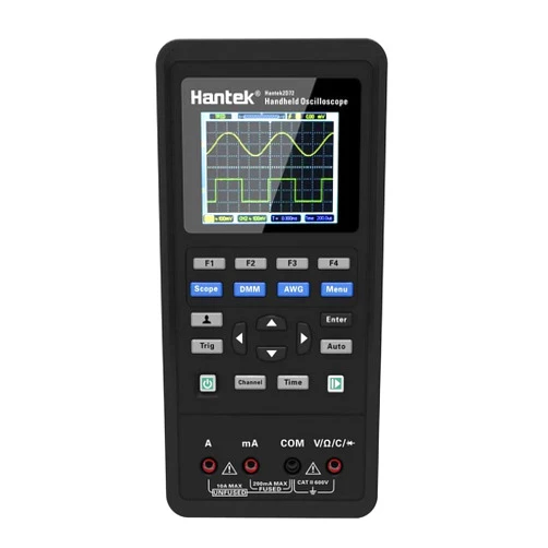 Hantek 2D72 3 in 1 Digital Oscilloscope Waveform Generator Multimeter USB Portable 2 Channels 70MHz 250MSa/s Multifunction Tester