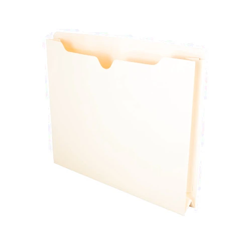 Staples 440373 File Jackets with Reinforced Tab 2-Inch Expansion Letter Size Manila 50/BX