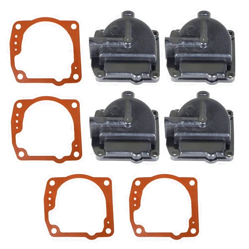 WFLNHB Carburetor Float Chamber Carb Bowls w/Gskt Replacement for Johnson 90-175hp 60 Degree 0433000