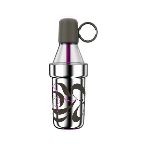 CHAKO LAB Tumbler 25Oz Stainless Steel Coffee Mug Double vacuum wall，Easy to Grip，Keep hot and cold，Two drinking methods: straw cup and straight cup；BPA free【Travel Mug】