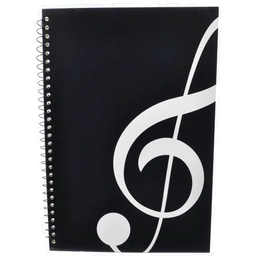 PUNK Blank Sheet Music Composition Notebooks 100 Pages Stave Notebook,Musical Notation Staff Notebook,Music Manuscript Paper