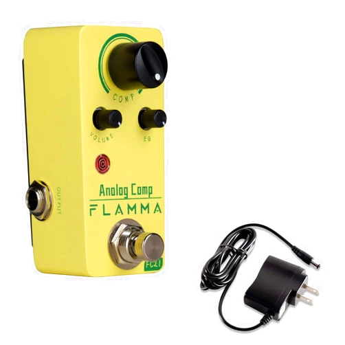 FLAMMA FC21 Compressor Pedal with 9V 300mA Power Supply