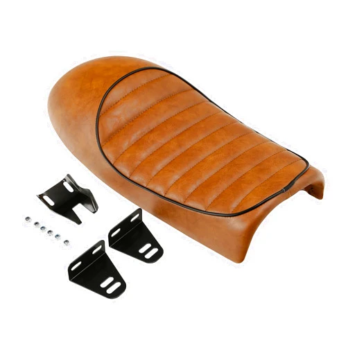 TCMT Motorcycle Vintage Cafe Racer Hump Saddle Seat Fits For Honda CB Suzuki GS Yamaha XJ