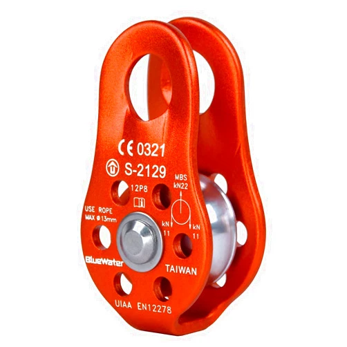 BlueWater Ropes BlueWater Micro Pulley Orange