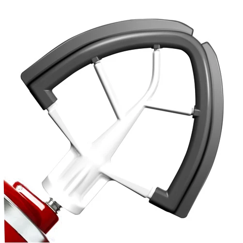 YIFOCUS Flex Edge Beater for KitchenAid 4.5/5 Qt Tilt-Head Stand Mixer – Silicone Paddle, Dishwasher Safe, Flexible Silicone Edges Bowl Scraper For Kitchen Aid Accessories and Attachments (Grey)