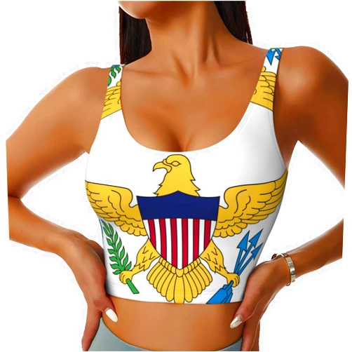 TIETIE Sports Bra for Women Medium Support Boston Terrier Love Hearts Yoga Bra Padded Workout Fitness Bras Racerback Bra