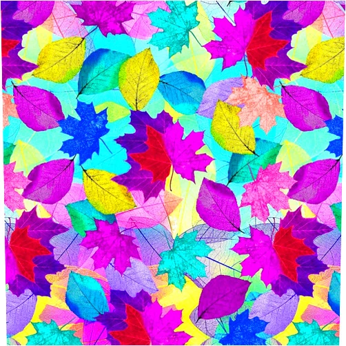 Timeless Treasures Fabrics Neon Nature Bright Painted Leaves