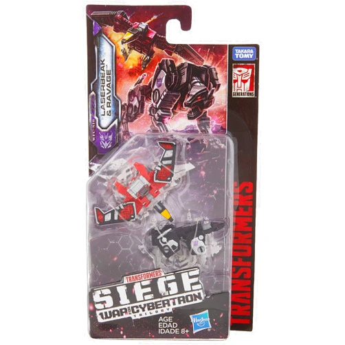 Transformers Toys Generations War for Cybertron: Siege Micromaster Wfc-S18 Soundwave Spy Patrol 2 Pack Action Figure - Adults & Kids Ages 8 & Up, 1.5