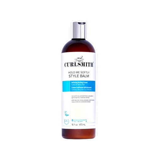CURLSMITH Hold Me Softly Style Balm - Curl Enhancing, Soft Hold Curl Cream, Lightweight, No Crunch Curl Cream, For All Curl Types, Vegan & Cruelty Free