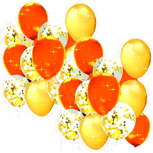 Qian's Party Orange Gold Balloons/Graduation Party Decorations Orange 2024/30pcs for Orange Birthday Party Decorations Women/Fall Bridal Shower Decorations/Fall Balloons/Orange Gold Party Decorations