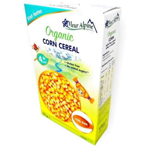 Fleur Alpine Corn Cereal 175g for Babies from 5 months From Germany New Packaging