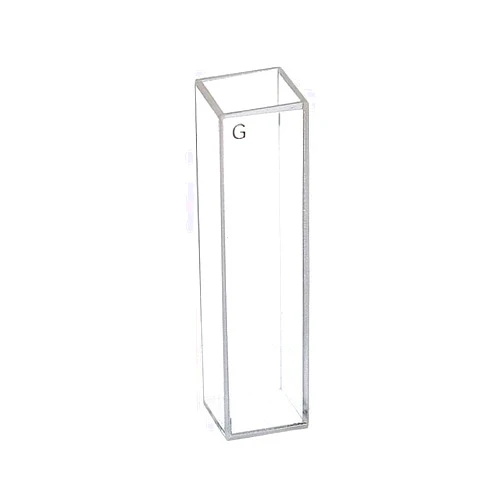 Cole-Parmer Standard-Sized cuvettes; Glass; 0.4 mL Capacity