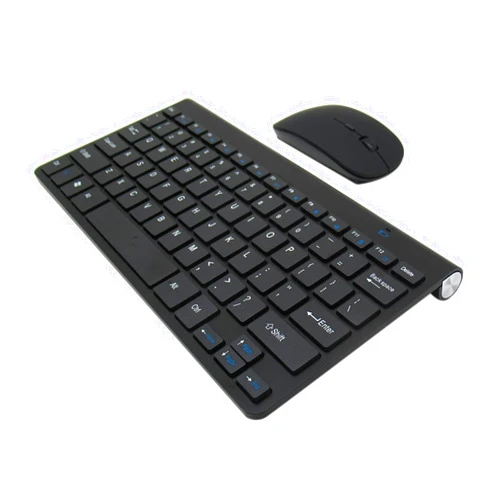 USonline911 Premium Quality Black Wireless Keyboard and Mouse, Wireless Mouse and Keyboard Combo, 2.4GHz Silent USB Wireless Keyboard Mouse Combo Waterproof for PC Desktops Computer, Laptops, Windows
