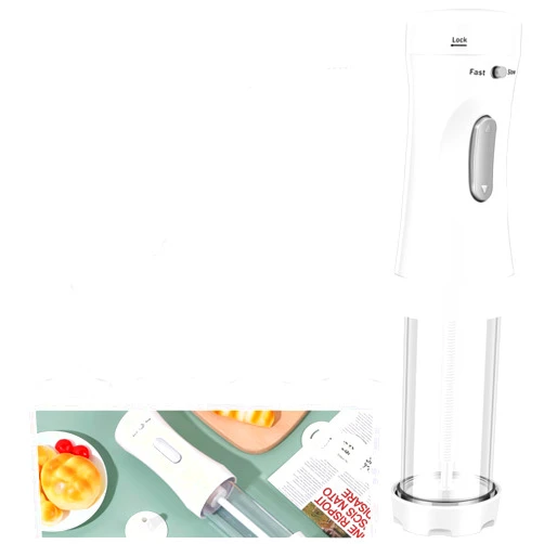 Abizarch Electric Cookie Press Gun，DIY Cookies Maker Set with 12 Cookie Discs and 4 Icing Nozzles, Electric Cookie Press Decorating Kit for Baking Biscuit Maker