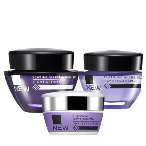 Generic Platinum Day Cream and Night Cream- Anti Aging Anti Wrinkle Dual Eye Set of 3