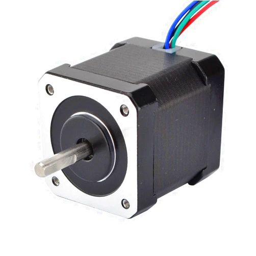 STEPPERONLINE Nema 17 Stepper Motor Bipolar 2A 59Ncm(84oz.in) 48mm Body 4-lead W/ 1m Cable and Connector compatible with 3D Printer/CNC