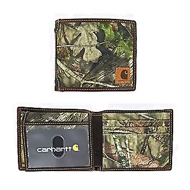 Carhartt Men's B0000226 Canvas Passcase Wallet One Size Moss