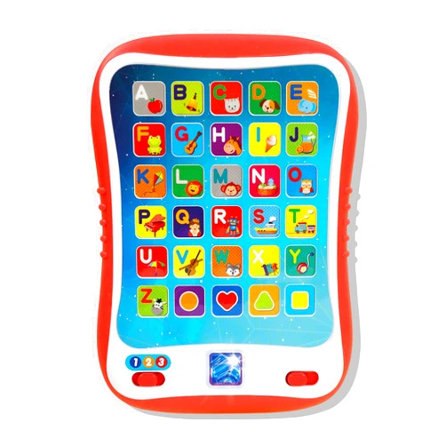 Winfun I-Fun Pad – Interactive ABC Learning Tablet with 3 Play Levels, Letters, Shapes, Sounds & Music, Easy-Grip Design, Light-Up Fingerprint & Volume Control – Educational Toy for Toddlers 12+
