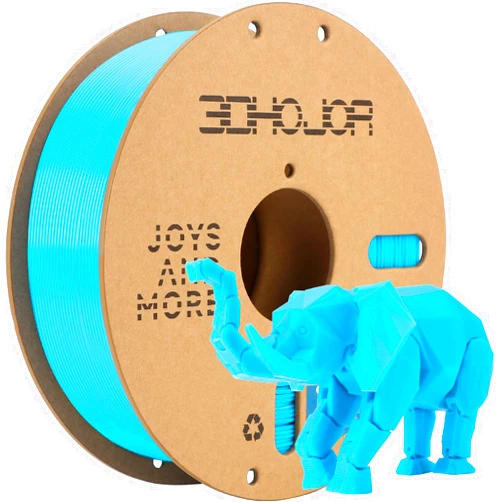3DHoJor PLA Pro (PLA+) Filament 1.75mm, 3D Printer Filament PLA Plus, Cardboard Spool 3D Printing Filament PLA +, Dimensional Accuracy +/- 0.03 mm-Light Blue,1kg