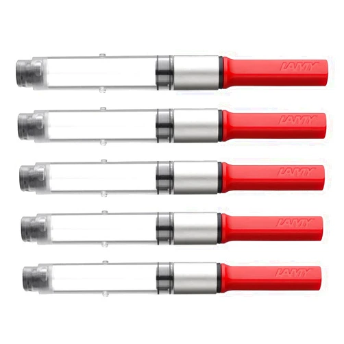 Lamy Z28 Fountain Pen Ink Converters Pack of 5 and Wipe