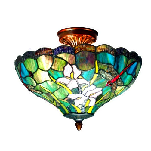 Dale Tiffany Savannah Flush-Mount Light