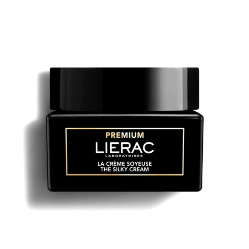 Lierac|Premium Silky Cream - Age Defying Face Cream - Hydrating Face Moisturizer for Women with Niacinamide & Hyaluronic Acid - Tightens & Smooths Skin - 50ml Jar