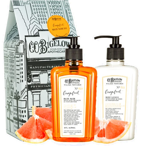 C. O. Bigelow C.O. Bigelow Apothecary Duo - Grapefruit Hand Care, Hand Soap & Lotion Gift Set of Two - Skin Care for Dry Skin with Moisturizing Lotion & Liquid Hand Wash - 10fl oz Each