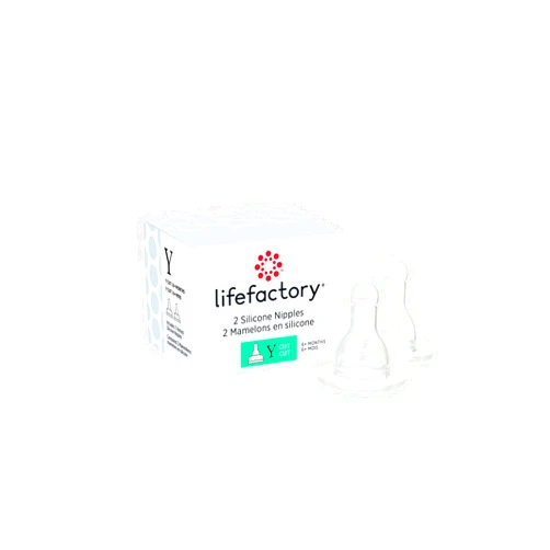LIFEFACTORY Nipples Y Cut 2pk, 2 CT