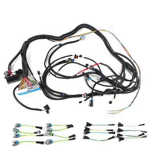 Daysyore W/4L60E Standalone Wiring Harness - with EV1 EV6 Injector Plug Fits for 1997-2006 GM LS1 VORTEC DBC 4.8L 5.3L 6.0L Transmission Wiring Harness Kit,with 3 Month Warranty